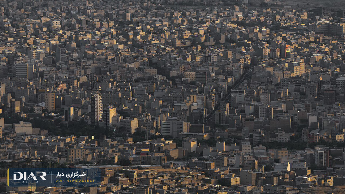 نمایی از شهر تبریز، مرکز استان آذربایجان شرقی